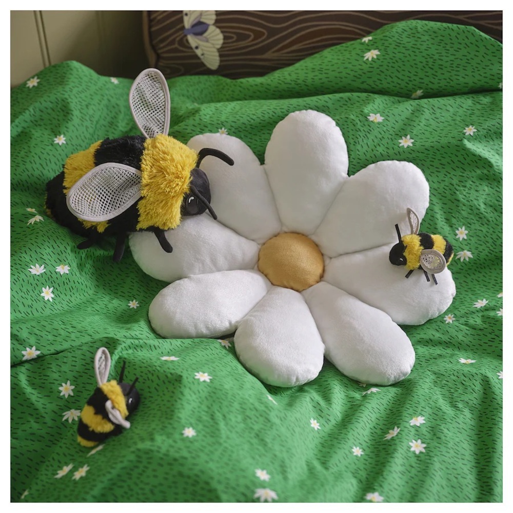 SKOGSDUVA Bundle Kids Plush Bundle Set - White and Yellow (2 Pieces)